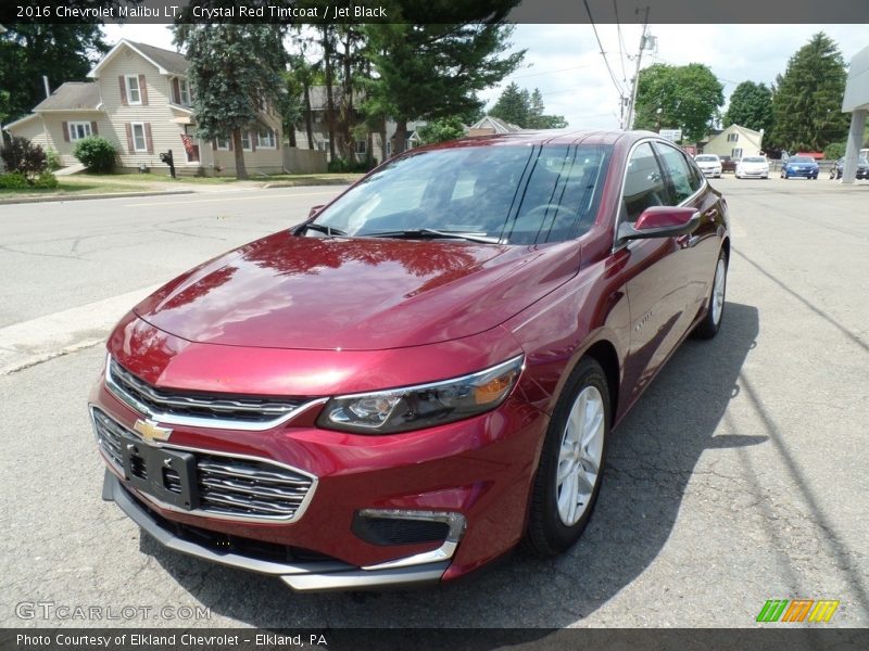 Crystal Red Tintcoat / Jet Black 2016 Chevrolet Malibu LT