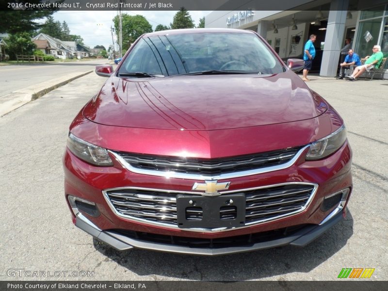 Crystal Red Tintcoat / Jet Black 2016 Chevrolet Malibu LT