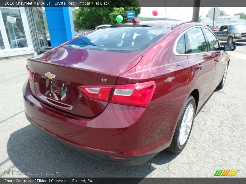 Crystal Red Tintcoat / Jet Black 2016 Chevrolet Malibu LT
