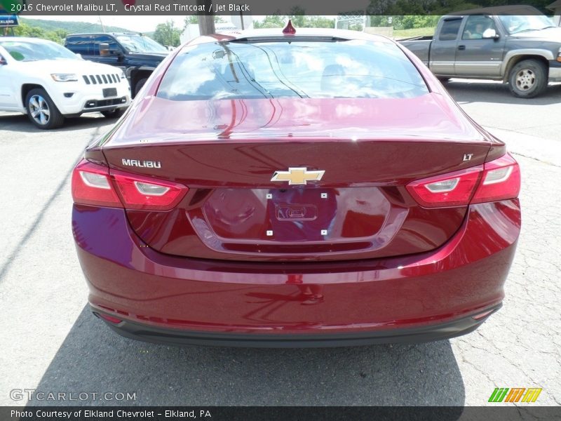 Crystal Red Tintcoat / Jet Black 2016 Chevrolet Malibu LT