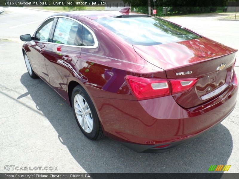 Crystal Red Tintcoat / Jet Black 2016 Chevrolet Malibu LT