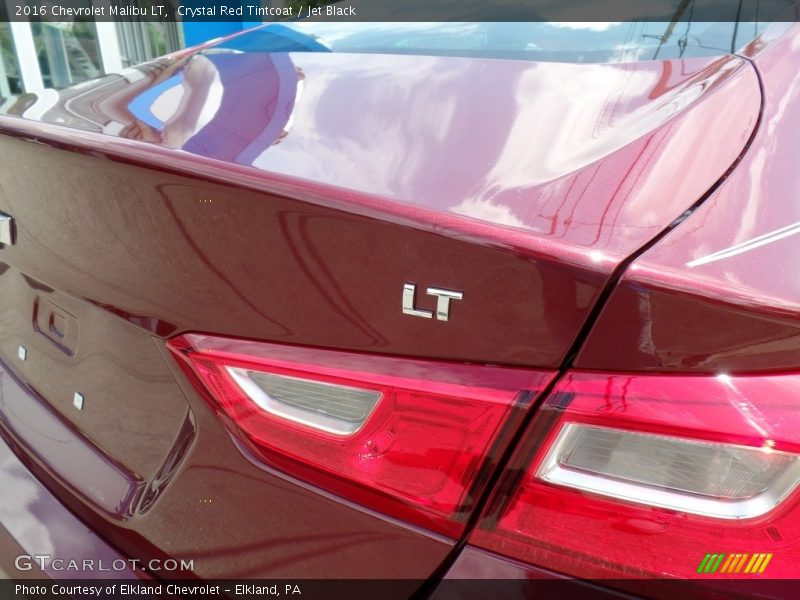 Crystal Red Tintcoat / Jet Black 2016 Chevrolet Malibu LT