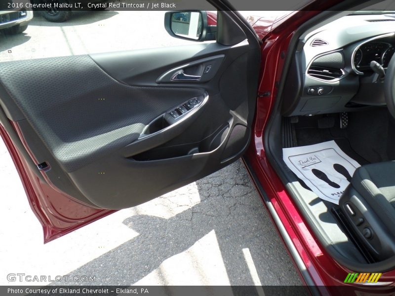 Crystal Red Tintcoat / Jet Black 2016 Chevrolet Malibu LT