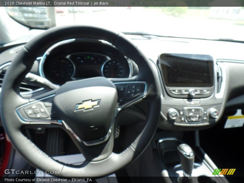 Crystal Red Tintcoat / Jet Black 2016 Chevrolet Malibu LT