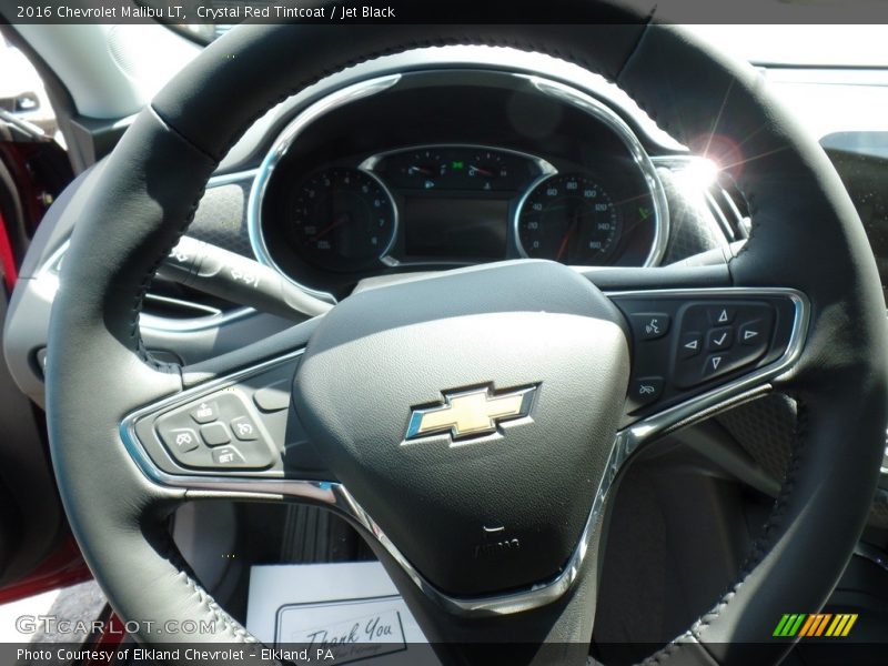 Crystal Red Tintcoat / Jet Black 2016 Chevrolet Malibu LT