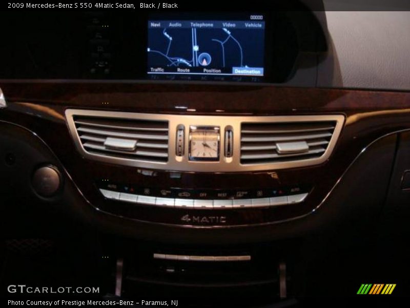 Black / Black 2009 Mercedes-Benz S 550 4Matic Sedan