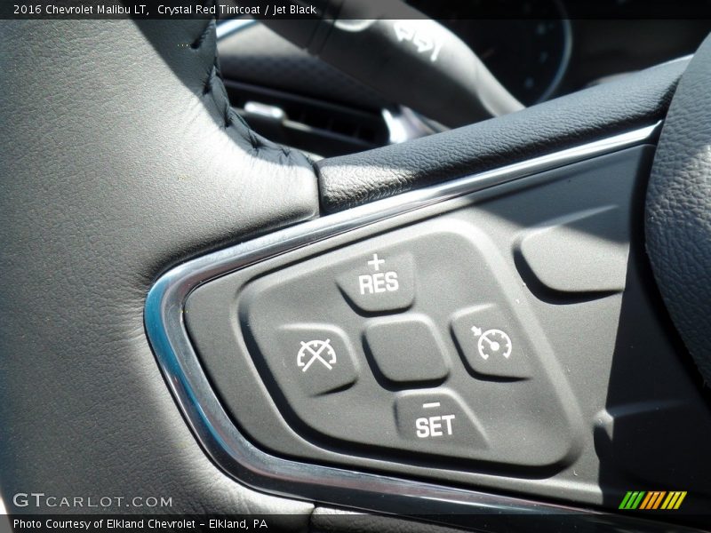 Crystal Red Tintcoat / Jet Black 2016 Chevrolet Malibu LT