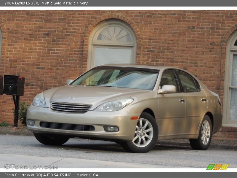Mystic Gold Metallic / Ivory 2004 Lexus ES 330