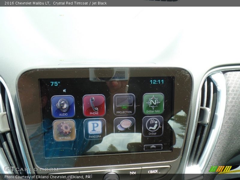 Crystal Red Tintcoat / Jet Black 2016 Chevrolet Malibu LT