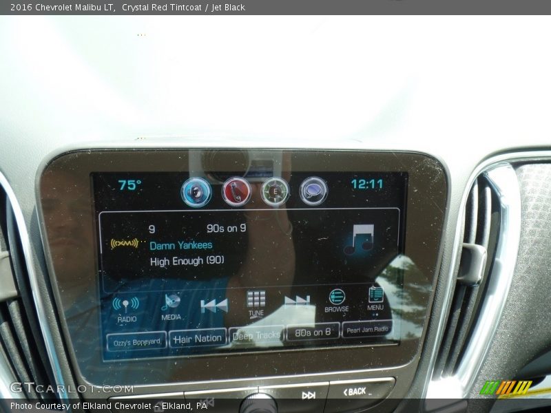 Crystal Red Tintcoat / Jet Black 2016 Chevrolet Malibu LT