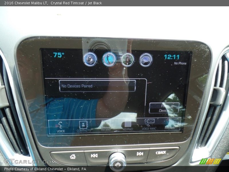 Crystal Red Tintcoat / Jet Black 2016 Chevrolet Malibu LT