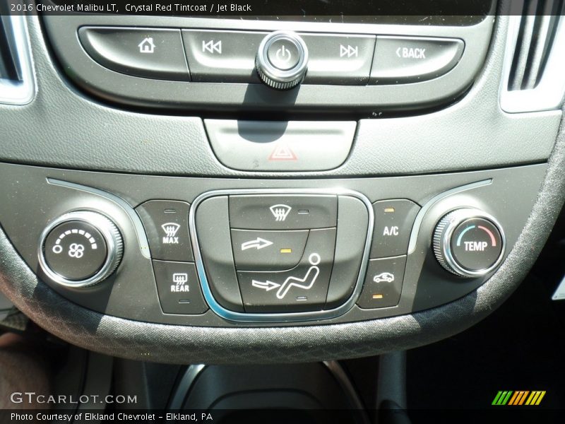 Crystal Red Tintcoat / Jet Black 2016 Chevrolet Malibu LT