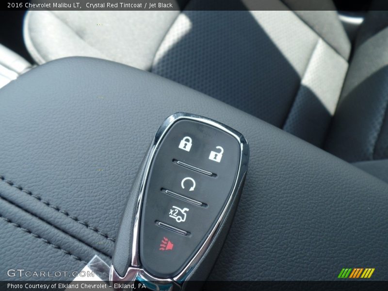 Crystal Red Tintcoat / Jet Black 2016 Chevrolet Malibu LT