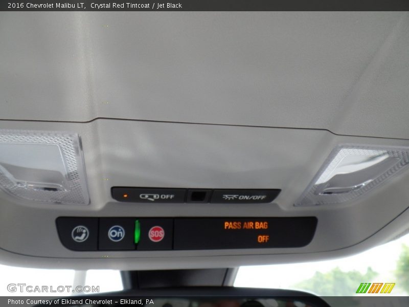 Crystal Red Tintcoat / Jet Black 2016 Chevrolet Malibu LT