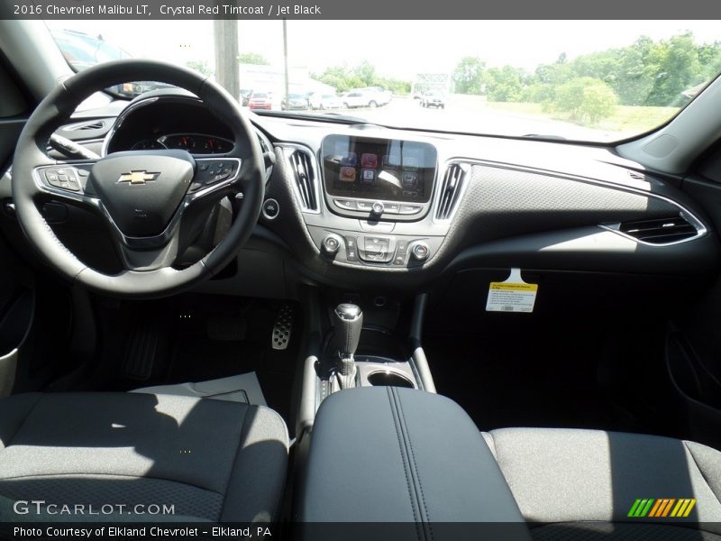 Crystal Red Tintcoat / Jet Black 2016 Chevrolet Malibu LT