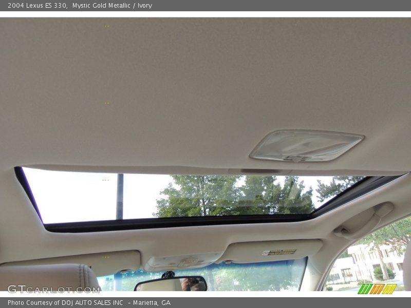 Mystic Gold Metallic / Ivory 2004 Lexus ES 330