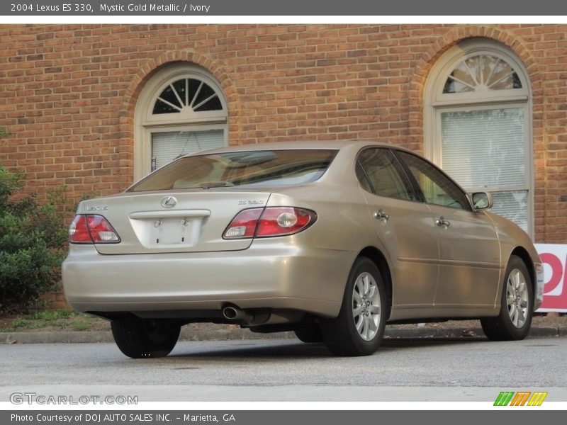 Mystic Gold Metallic / Ivory 2004 Lexus ES 330