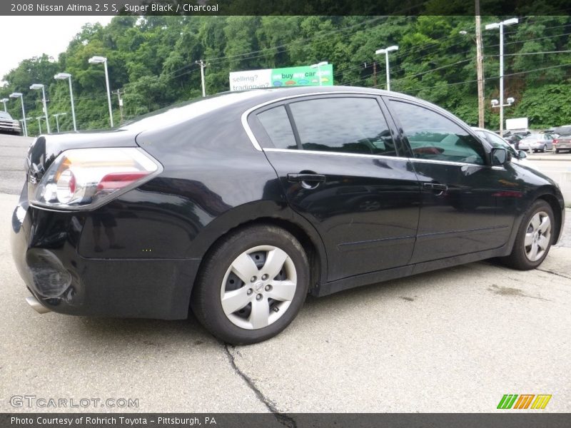 Super Black / Charcoal 2008 Nissan Altima 2.5 S