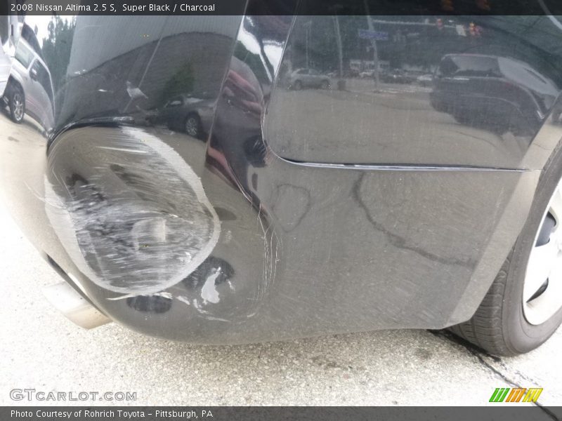 Super Black / Charcoal 2008 Nissan Altima 2.5 S