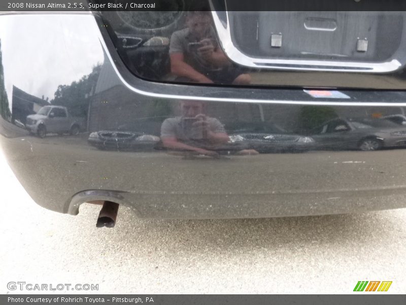Super Black / Charcoal 2008 Nissan Altima 2.5 S