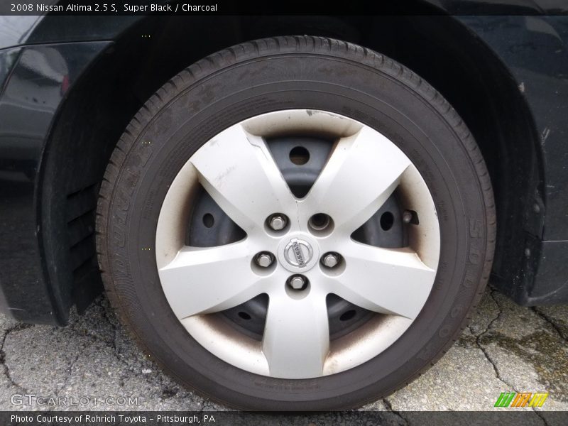 Super Black / Charcoal 2008 Nissan Altima 2.5 S