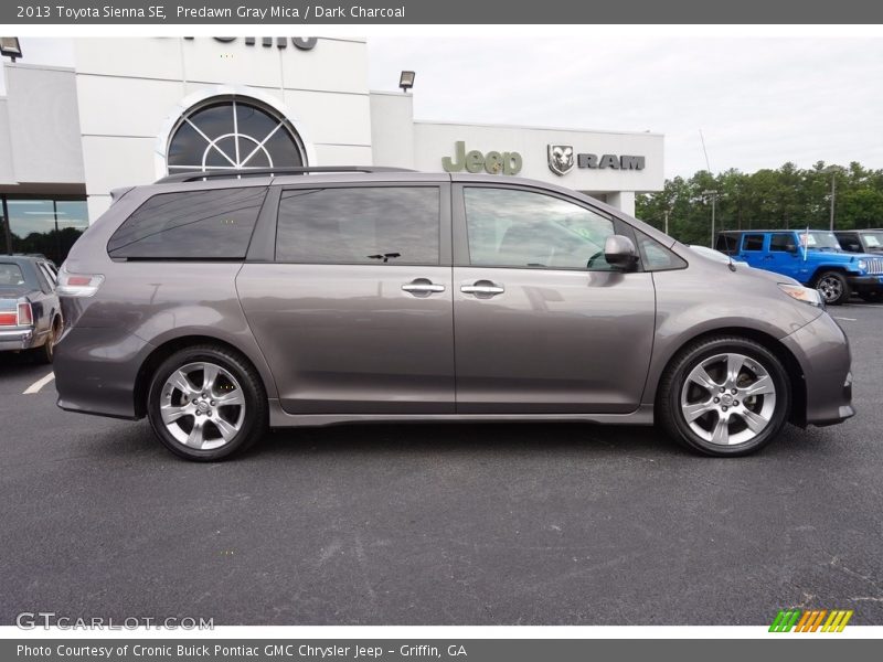 Predawn Gray Mica / Dark Charcoal 2013 Toyota Sienna SE