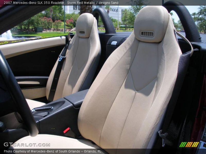  2007 SLK 350 Roadster designo Sand Interior