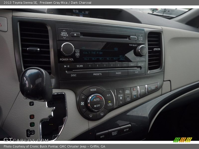 Predawn Gray Mica / Dark Charcoal 2013 Toyota Sienna SE