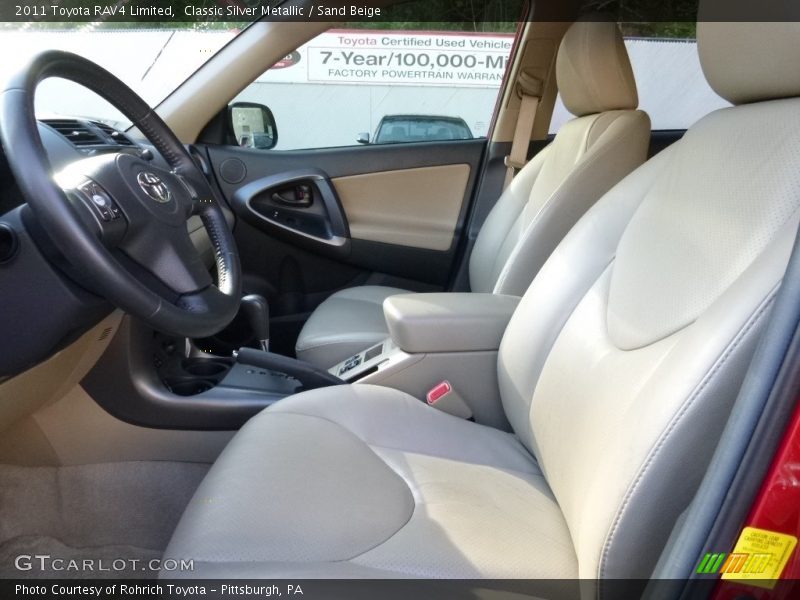 Classic Silver Metallic / Sand Beige 2011 Toyota RAV4 Limited