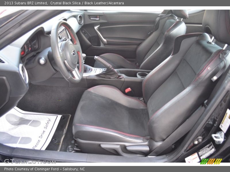 Crystal Black Silica / Black Leather/Alcantara 2013 Subaru BRZ Limited