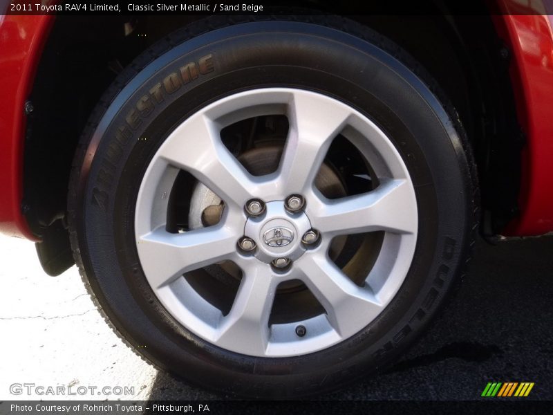Classic Silver Metallic / Sand Beige 2011 Toyota RAV4 Limited