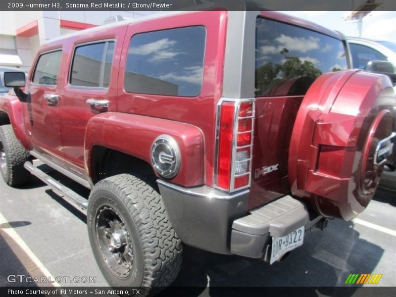 Sonoma Red Metallic / Ebony/Pewter 2009 Hummer H3