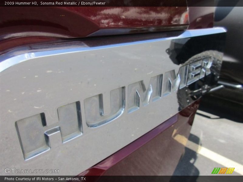 Sonoma Red Metallic / Ebony/Pewter 2009 Hummer H3