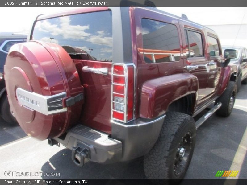 Sonoma Red Metallic / Ebony/Pewter 2009 Hummer H3
