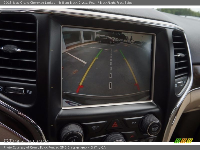 Brilliant Black Crystal Pearl / Black/Light Frost Beige 2015 Jeep Grand Cherokee Limited