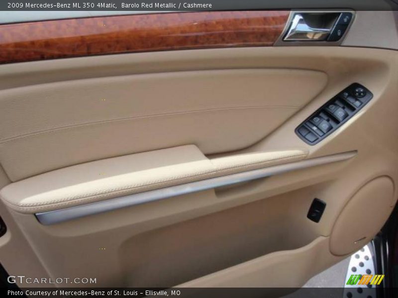 Barolo Red Metallic / Cashmere 2009 Mercedes-Benz ML 350 4Matic