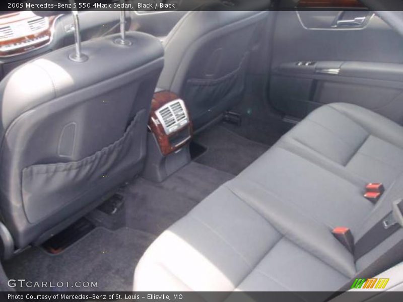 Black / Black 2009 Mercedes-Benz S 550 4Matic Sedan