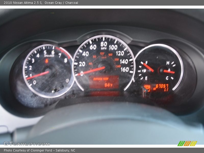 Ocean Gray / Charcoal 2010 Nissan Altima 2.5 S