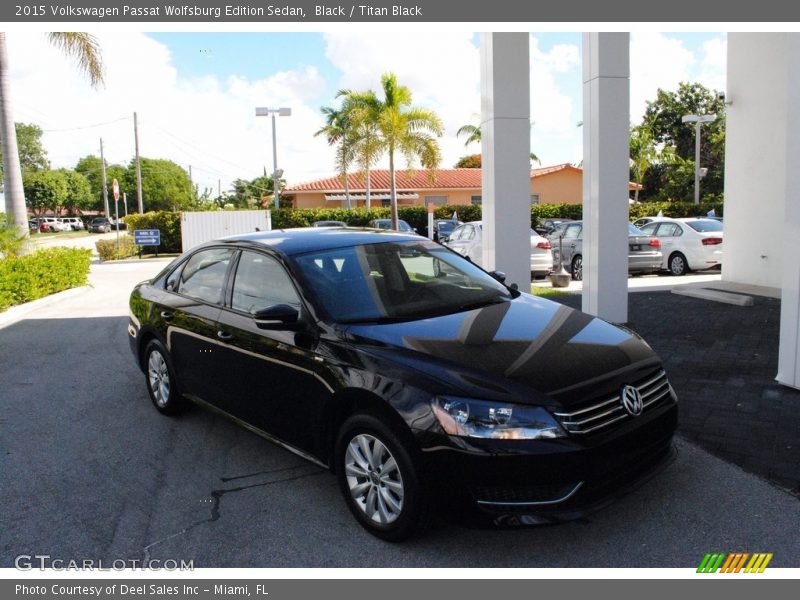 Black / Titan Black 2015 Volkswagen Passat Wolfsburg Edition Sedan
