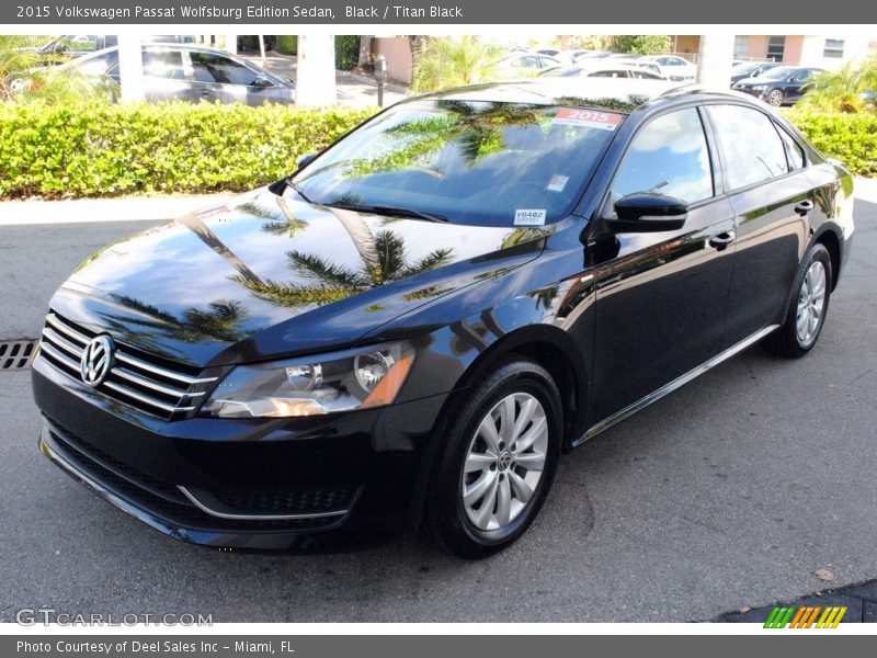 Black / Titan Black 2015 Volkswagen Passat Wolfsburg Edition Sedan