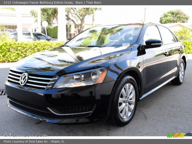 Black / Titan Black 2015 Volkswagen Passat Wolfsburg Edition Sedan