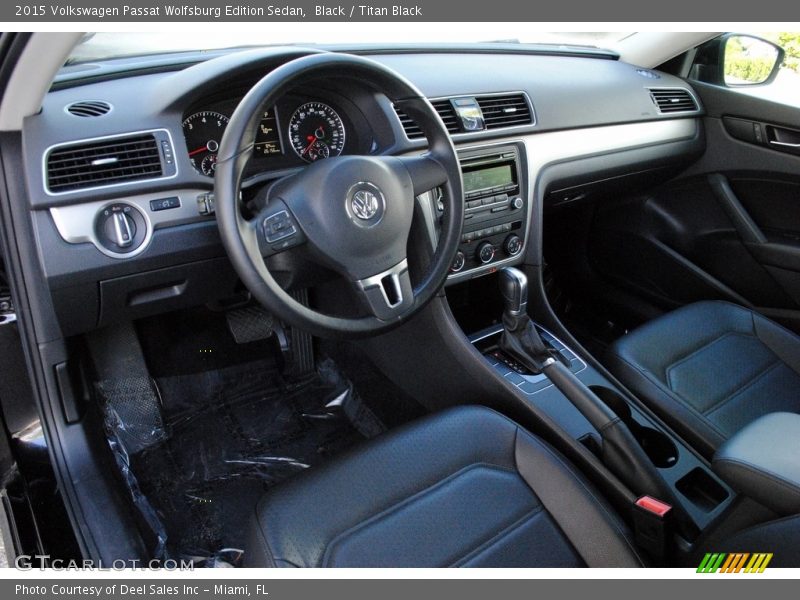 Black / Titan Black 2015 Volkswagen Passat Wolfsburg Edition Sedan