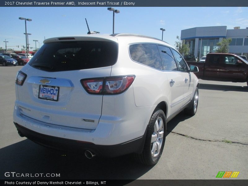 Iridescent Pearl Tricoat / Ebony 2017 Chevrolet Traverse Premier AWD
