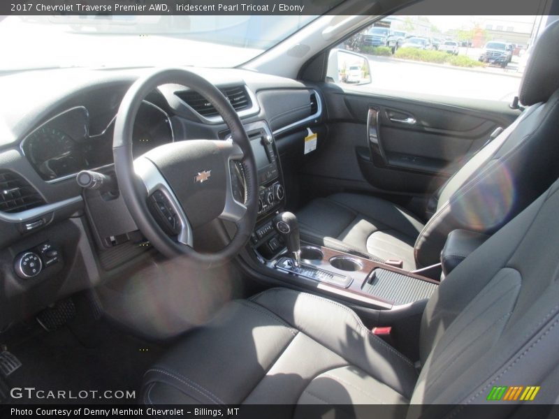Iridescent Pearl Tricoat / Ebony 2017 Chevrolet Traverse Premier AWD