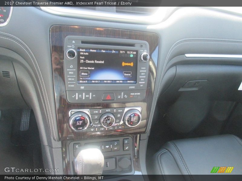 Iridescent Pearl Tricoat / Ebony 2017 Chevrolet Traverse Premier AWD