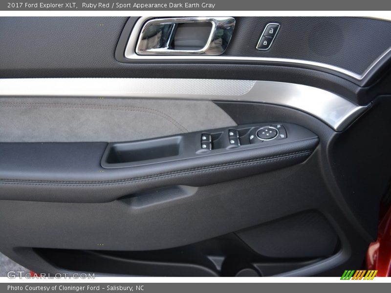 Ruby Red / Sport Appearance Dark Earth Gray 2017 Ford Explorer XLT