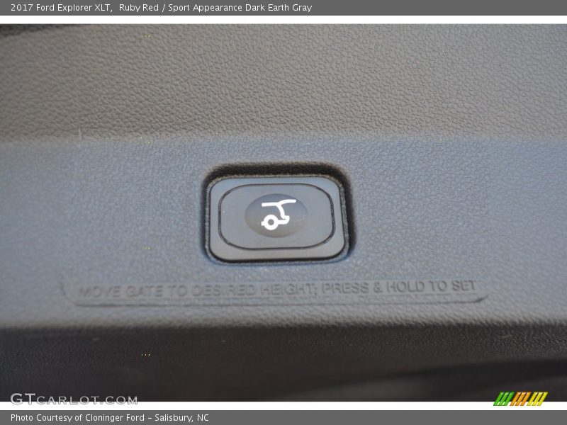 Ruby Red / Sport Appearance Dark Earth Gray 2017 Ford Explorer XLT