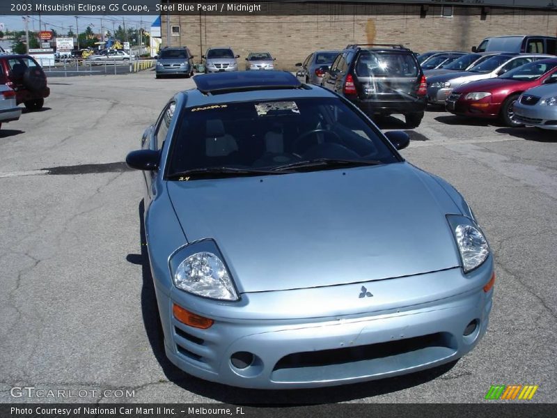Steel Blue Pearl / Midnight 2003 Mitsubishi Eclipse GS Coupe