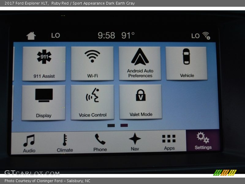 Ruby Red / Sport Appearance Dark Earth Gray 2017 Ford Explorer XLT