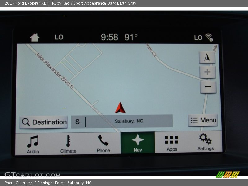 Ruby Red / Sport Appearance Dark Earth Gray 2017 Ford Explorer XLT